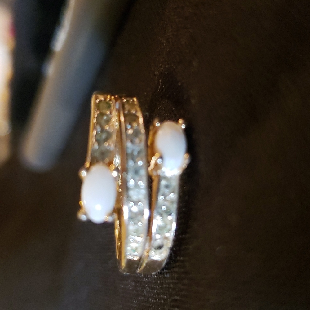 Vintage ESPO 14K Gold Electroplated Ri - Picture 3 of 7